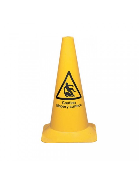 Caution Slippery Surface Cone 500mm Site Products